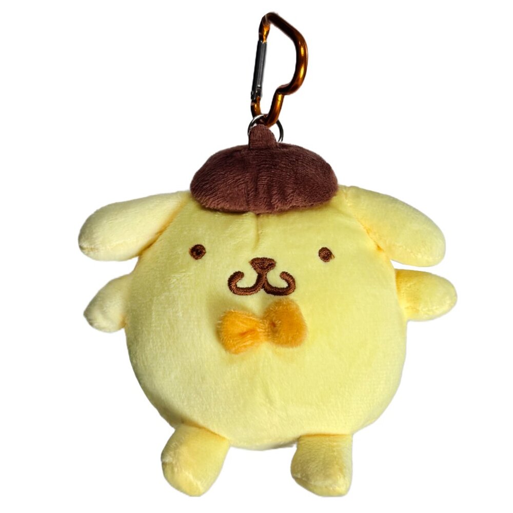 Sanrio Pompompurin Plush Mascot Carabiner Pouch